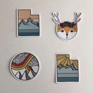 COPY - 4 pack of stickers